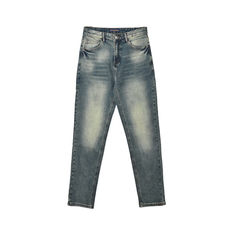 Lee Premium Medium Wash Straight Leg Jeans view