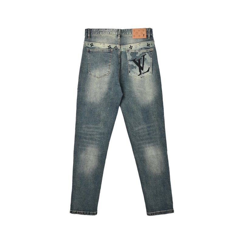 Lee Premium Medium Wash Straight Leg Jeans view