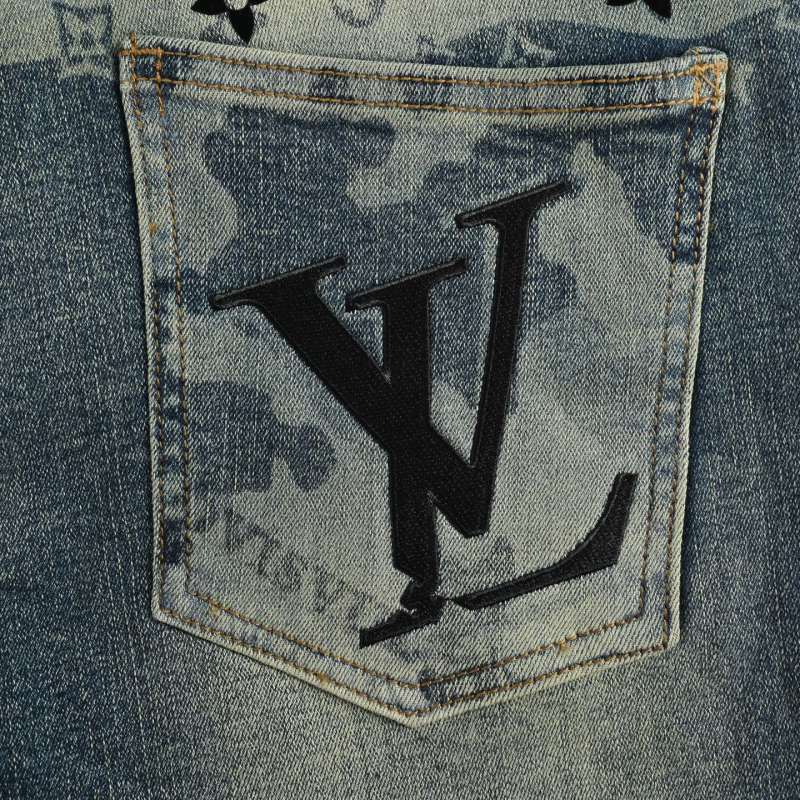 Lee Premium Medium Wash Straight Leg Jeans view