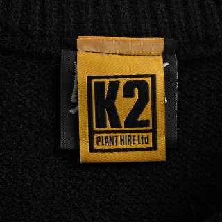 Saint Michael KLF Collaboration Distressed Wool Sweater Black view 5