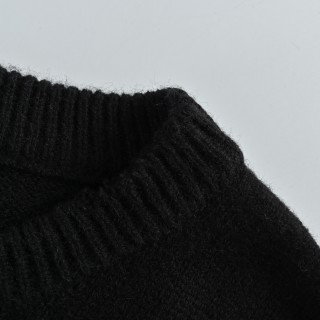 Saint Michael KLF Collaboration Distressed Wool Sweater Black view 6