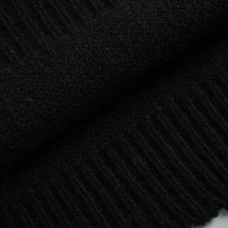 Saint Michael KLF Collaboration Distressed Wool Sweater Black view