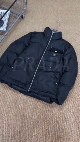 Prada Black Down Puffer Jacket