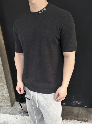 Black Crew Neck Short Sleeve T-Shirt view 5
