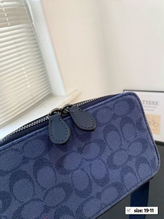 Coach Charter 19 Quilted Crossbody Bag Blue view 6