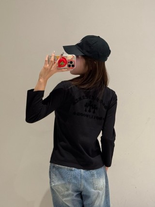 Chrome Hearts Triple Cross Black Long Sleeve T-Shirt view 2