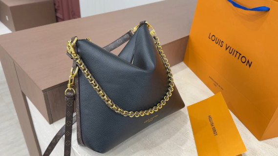 Louis Vuitton New Wave Chain Hobo Bag Black