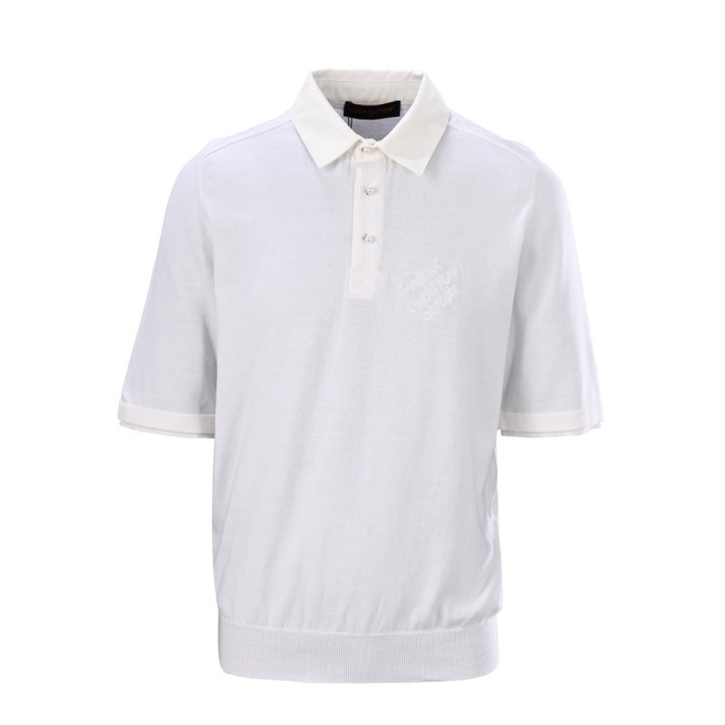 Essentials White Polo Short Sleeve T-Shirt view