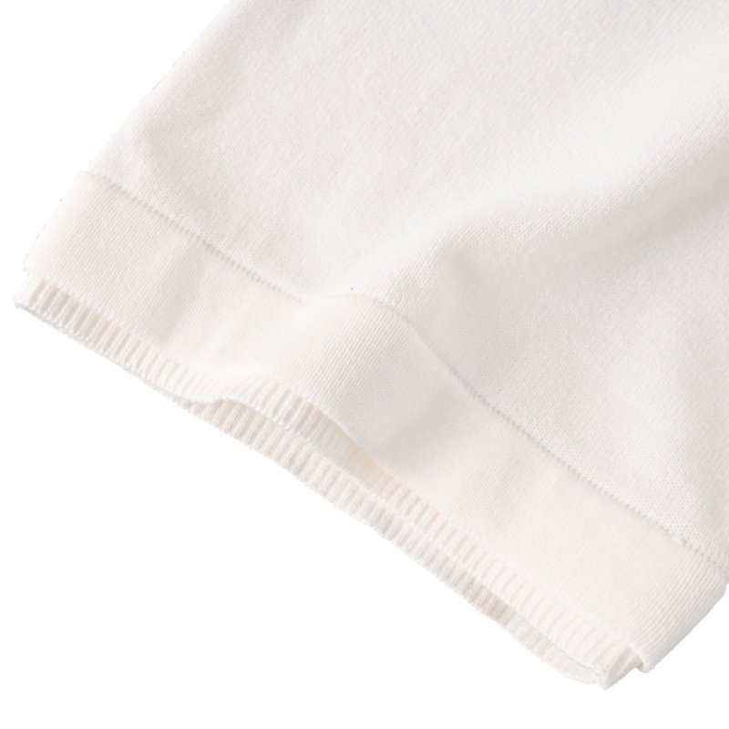 Essentials White Polo Short Sleeve T-Shirt view
