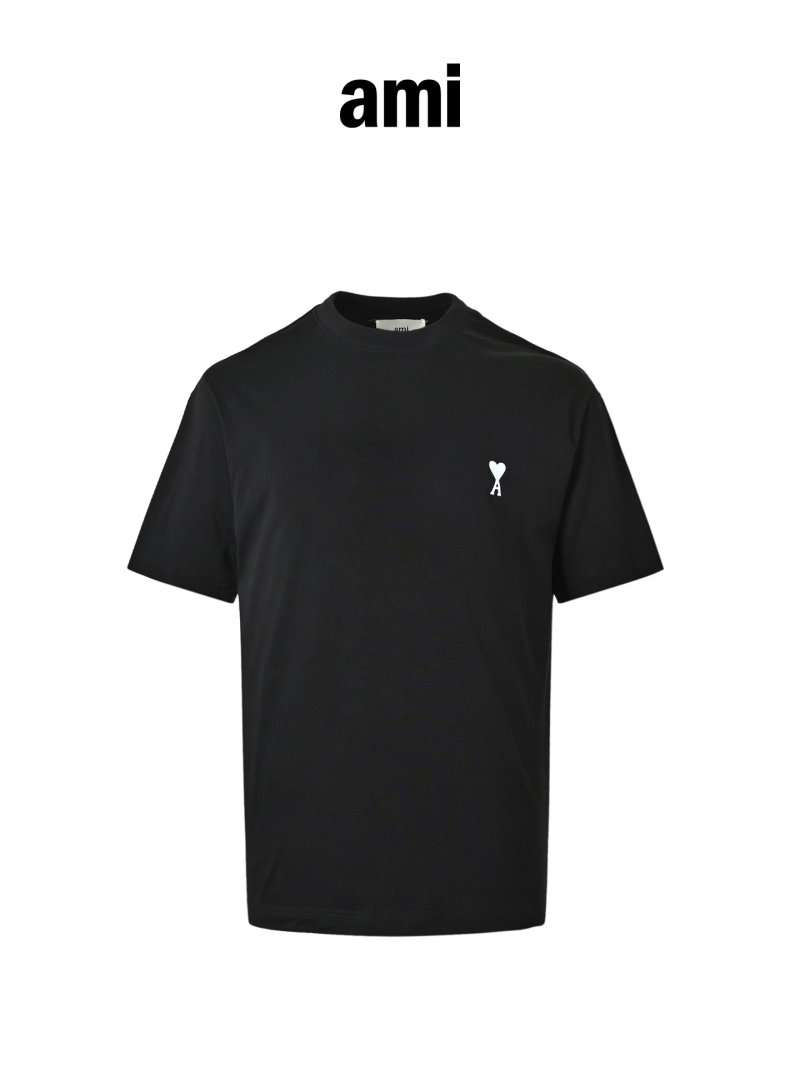 Ami Paris Place des Victoires Black T-Shirt view