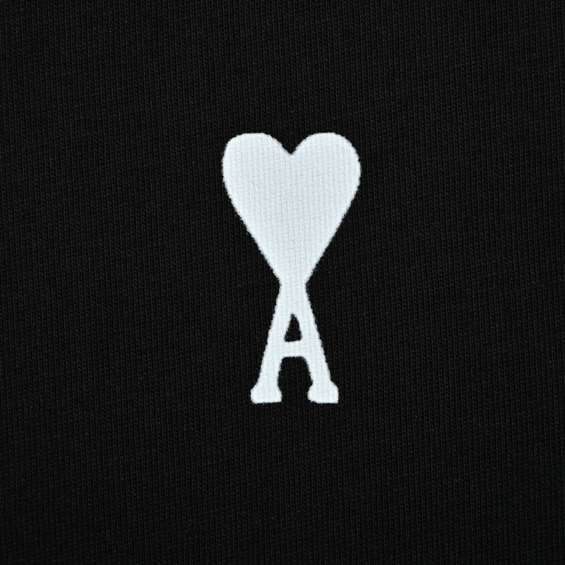 Ami Paris Place des Victoires Black T-Shirt view