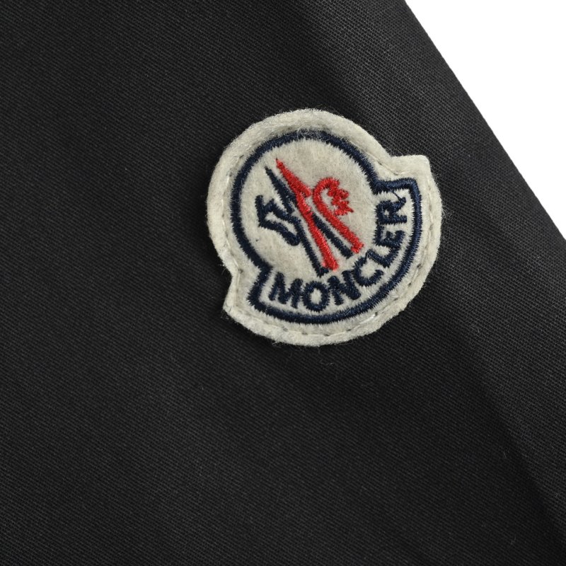 Black Utility Overshirt with Dual Chest Pockets view