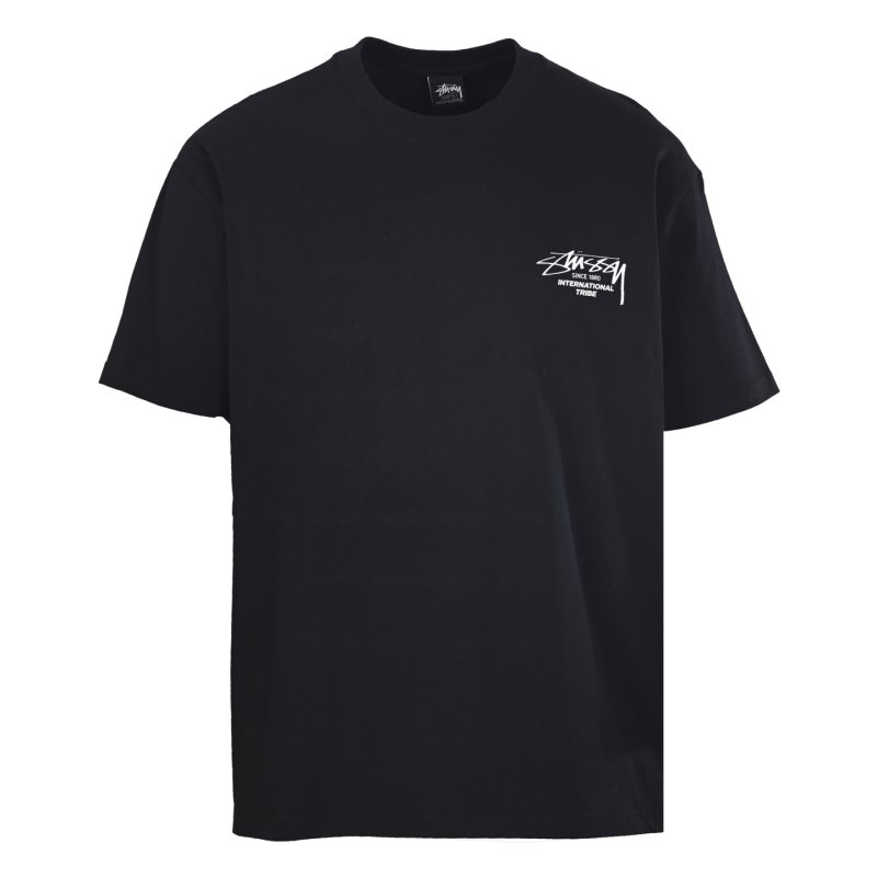 Stüssy Black Since 1980 International Tribes T-Shirt view