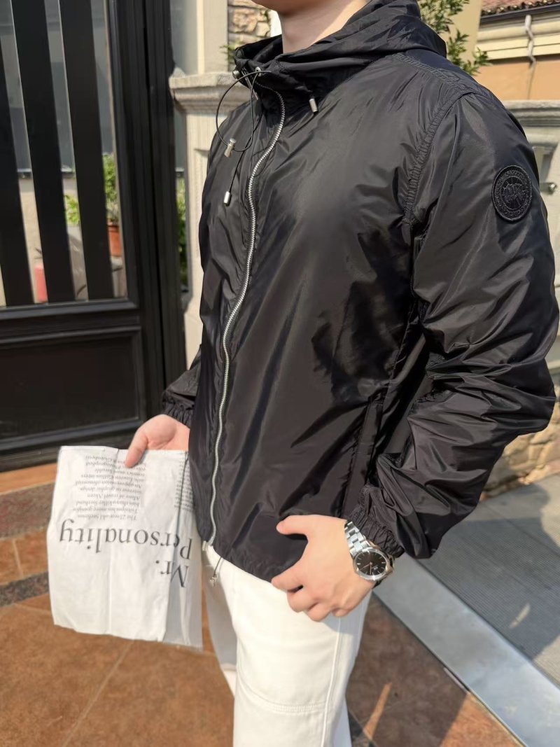 Stone Island Black Windbreaker Jacket