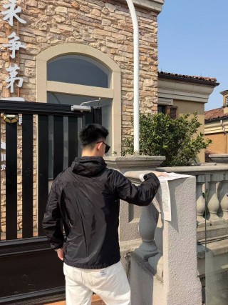 Stone Island Black Windbreaker Jacket view 6