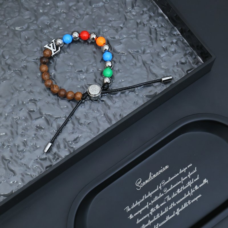 Louis Vuitton Lucky Bead Adjustable Bracelet Multicolor