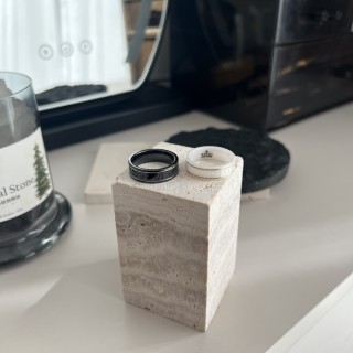 Gucci Icon GG Ceramic Ring - Black & White