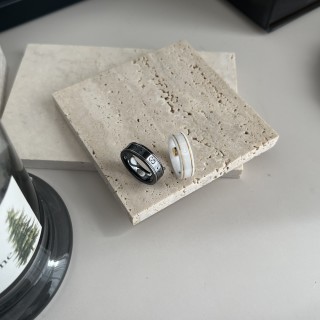 Gucci Icon GG Ceramic Ring - Black & White view 7