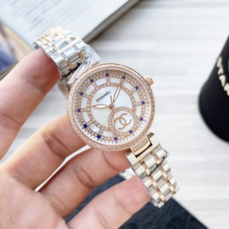 Chanel J12 Diamond Bezel Two-Tone Watch