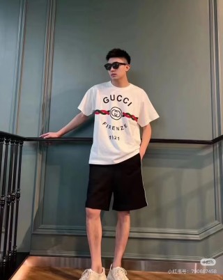 Gucci Firenze 1921 Logo White T-Shirt
