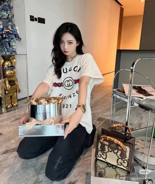 Gucci Firenze 1921 Logo White T-Shirt view 3