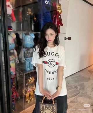 Gucci Firenze 1921 Logo White T-Shirt view 4