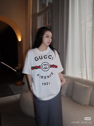 Gucci Firenze 1921 Logo White T-Shirt view 8