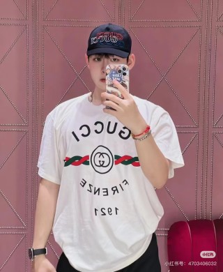 Gucci Firenze 1921 Logo White T-Shirt view 9