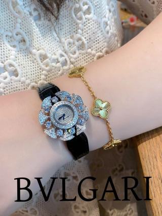 Bulgari Divas' Dream Rose Gold Amethyst Diamond Watch view 4
