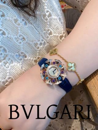 Bulgari Divas' Dream Rose Gold Amethyst Diamond Watch view 5