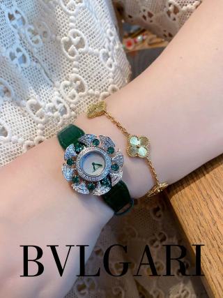 Bulgari Divas' Dream Rose Gold Amethyst Diamond Watch view 7