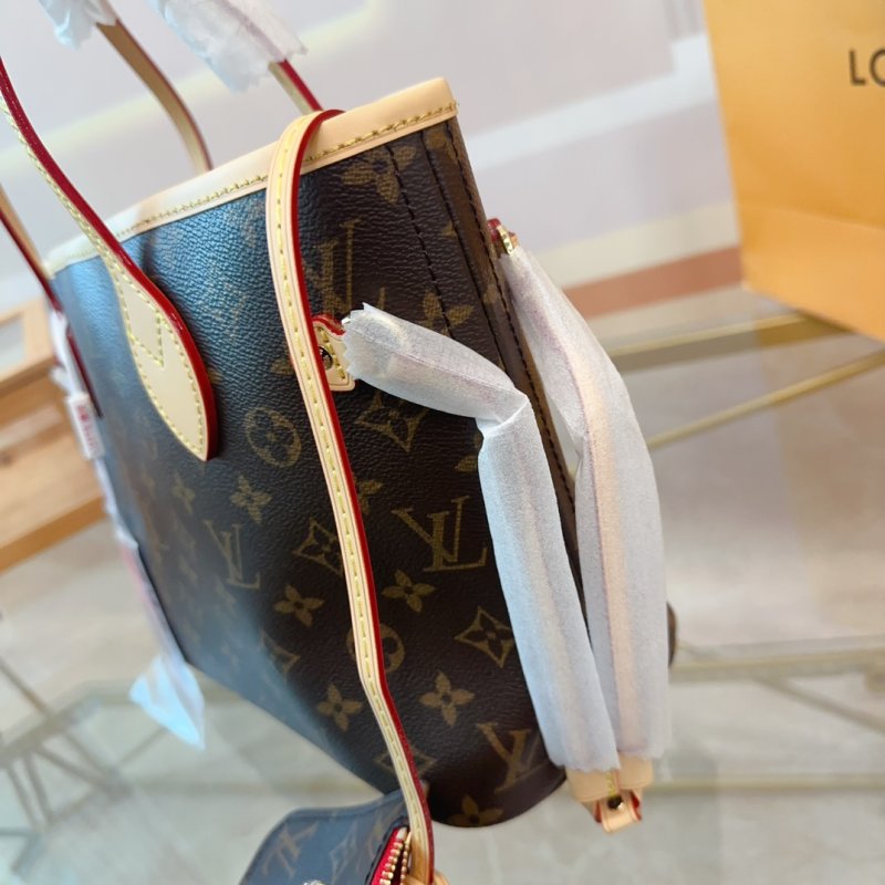 Louis Vuitton Neverfull Shopping Tote Bag Monogram Canvas view