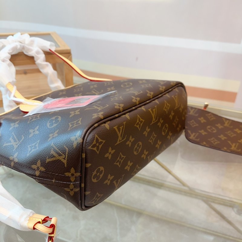 Louis Vuitton Neverfull Shopping Tote Bag Monogram Canvas view