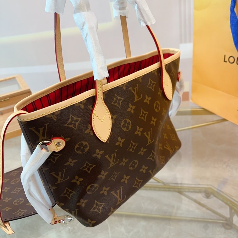 Louis Vuitton Neverfull Shopping Tote Bag Monogram Canvas view