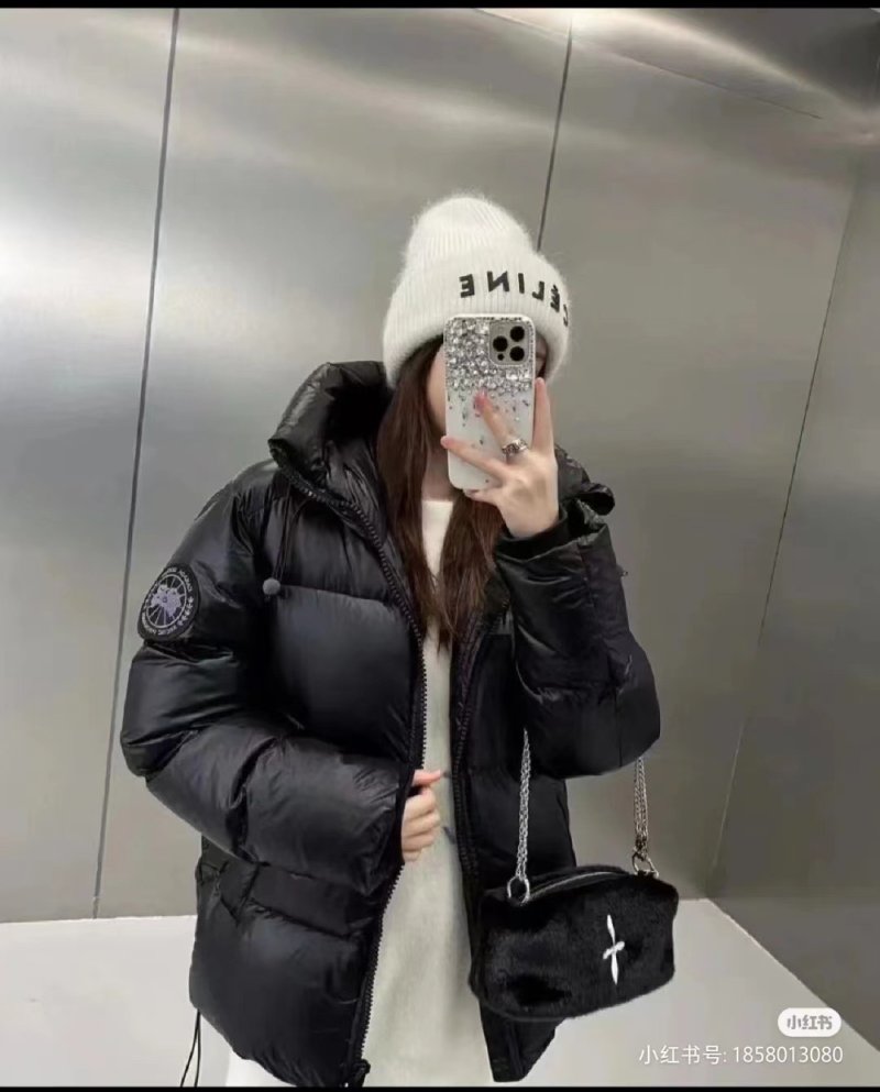 Stone Island Black Puffer Down Jacket with Removable Hood view