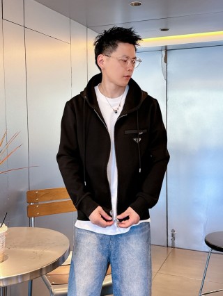 Stone Island Black Hooded Zip Jacket
