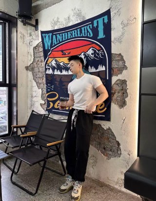 Black Tape Logo Shorts view 6