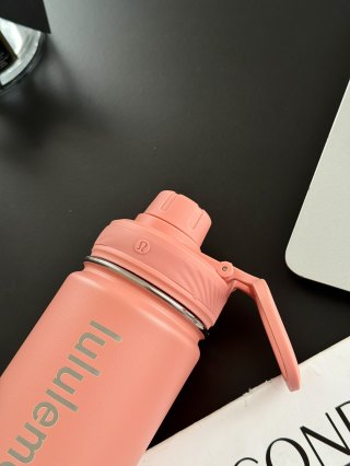Lululemon Insulated Water Bottle Orange Peach 24oz view 2