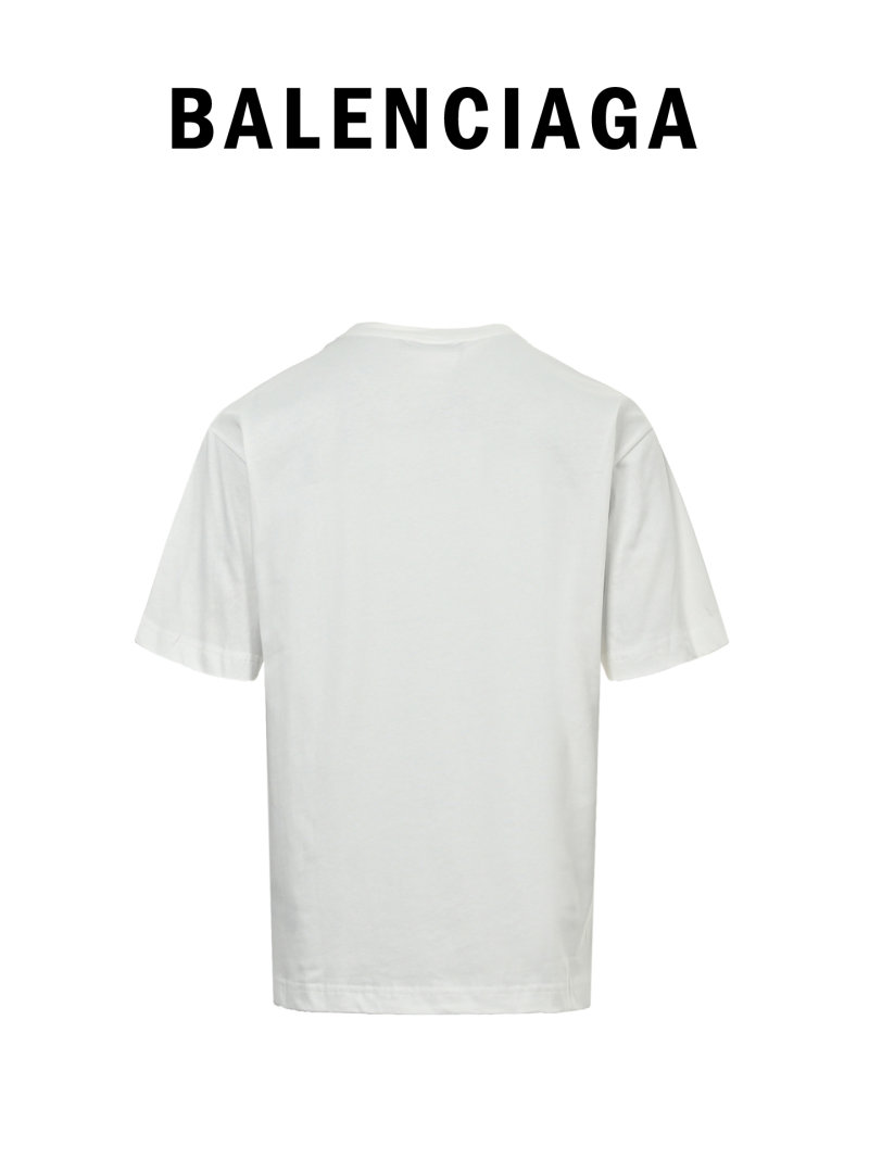 Balenciaga Group Photo White T-Shirt view