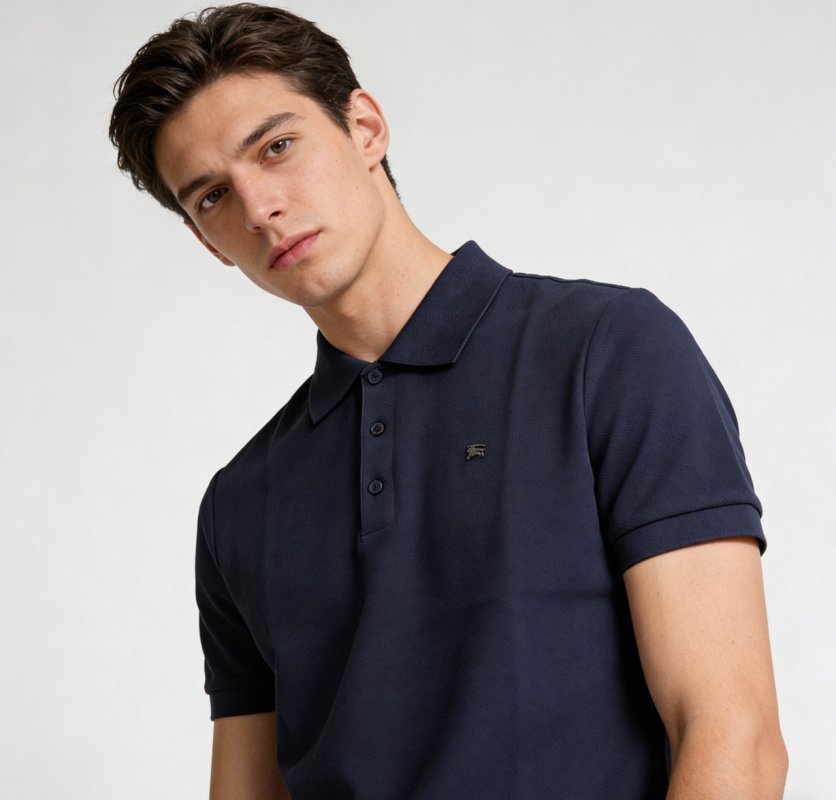 Burberry Navy Polo Shirt