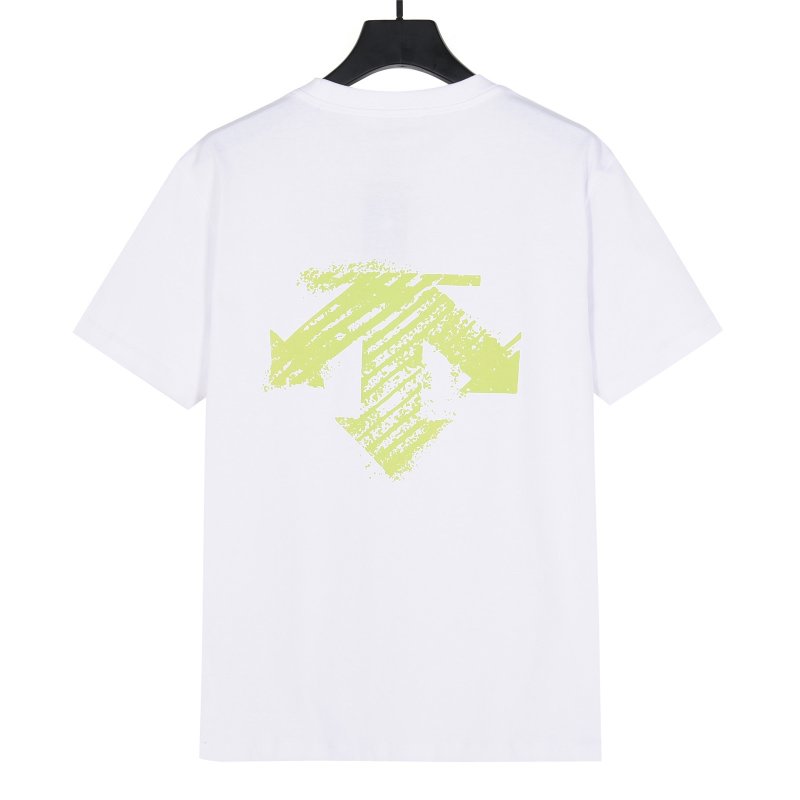 Off-White Green Arrow Graphic White T-Shirt view