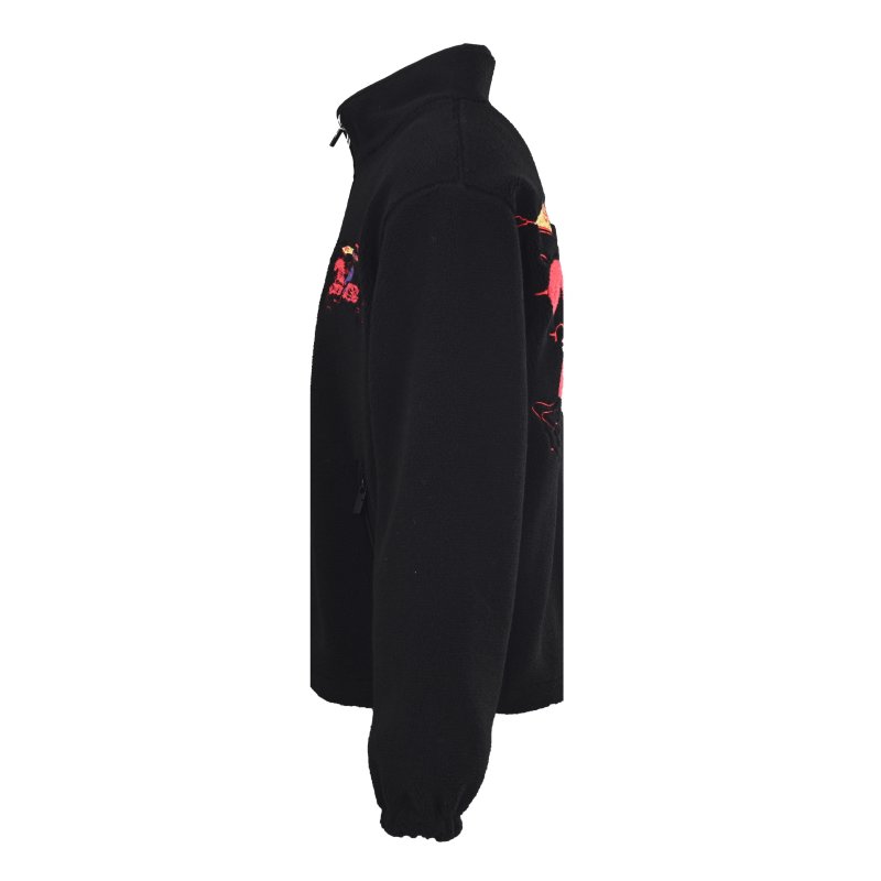 Burberry Black Wool Blend Blazer with Embroidered Detail view