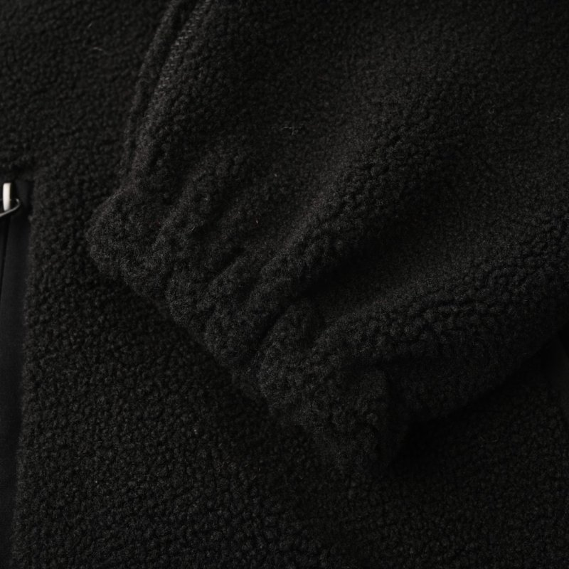 Burberry Black Wool Blend Blazer with Embroidered Detail view