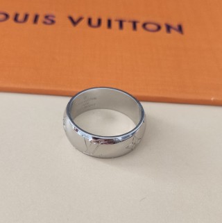 Louis Vuitton Spherical Logo Ring Silver view 7