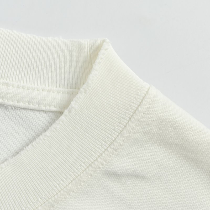 Saint Laurent Distressed Rhinestone Logo T-Shirt White view
