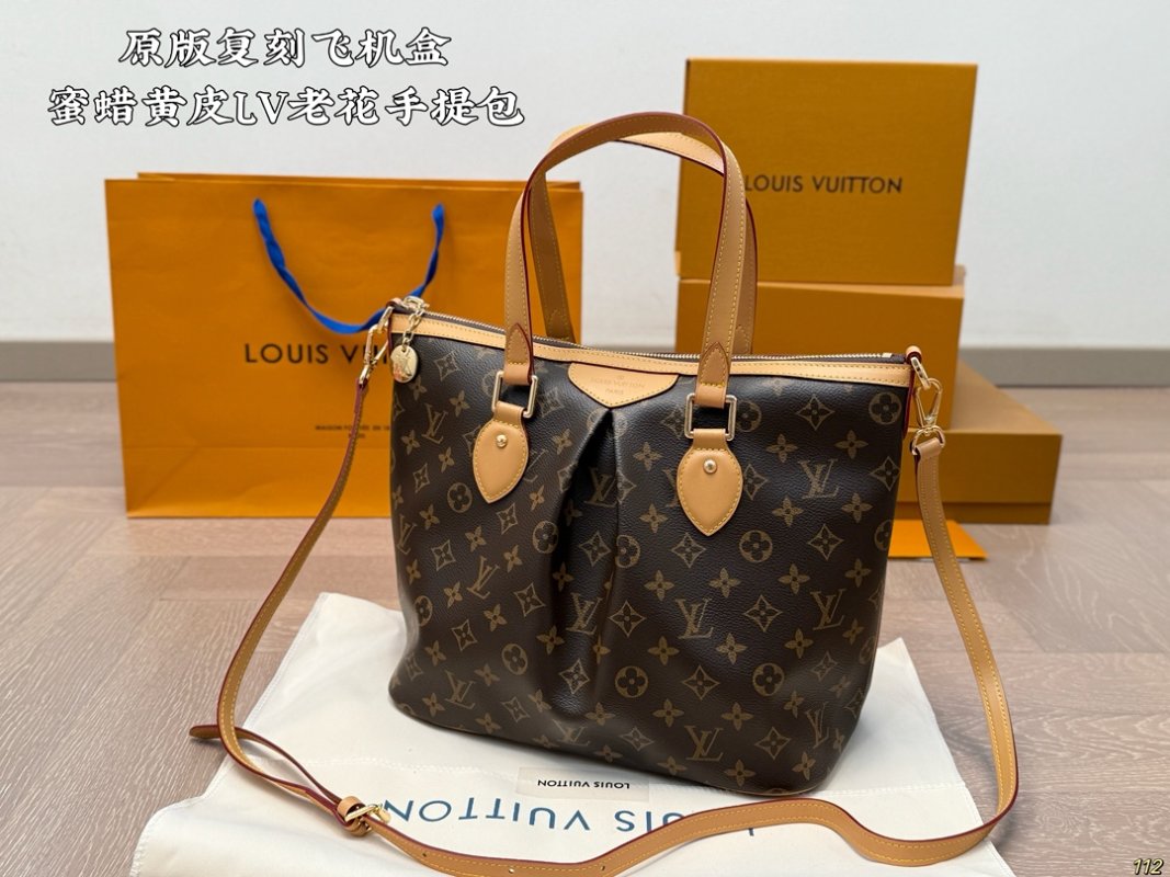 Louis Vuitton Monogram Canvas Tote Bag - Brown