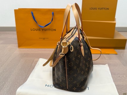 Louis Vuitton Monogram Canvas Tote Bag - Brown view 2