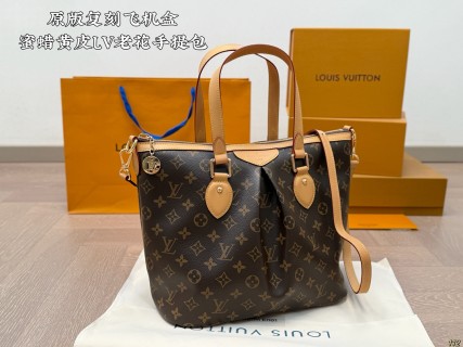 Louis Vuitton Monogram Canvas Tote Bag - Brown view 5