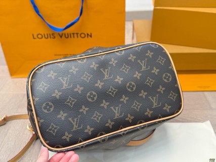 Louis Vuitton Monogram Canvas Tote Bag - Brown view 7