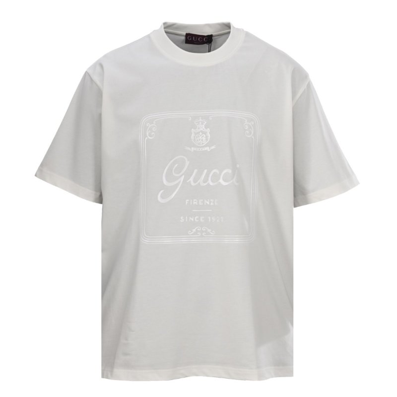 White Graphic Short Sleeve T-Shirt with Ornate Logo Print view